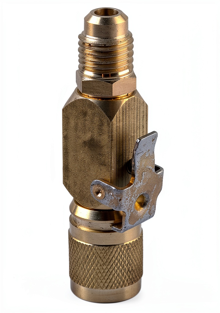 Grainger Approved Quick Coupler showing barbed fittings and connection points