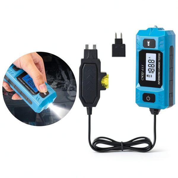 MEKUTV Automotive Current Tester Backlit LCD Display Grip-1