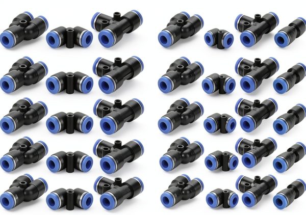 Walfront Pneumatic Fittings Plastic Elbow Connector 40-2