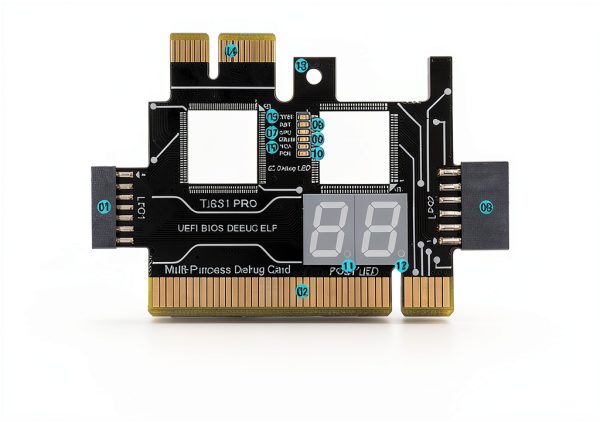 WALFRONT Motherboard Analyzer Diagnostic Card PCI E LPC-5