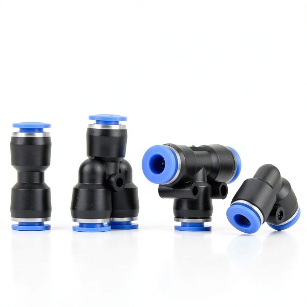 Walfront Pneumatic Fittings Plastic Elbow Connector 40-8