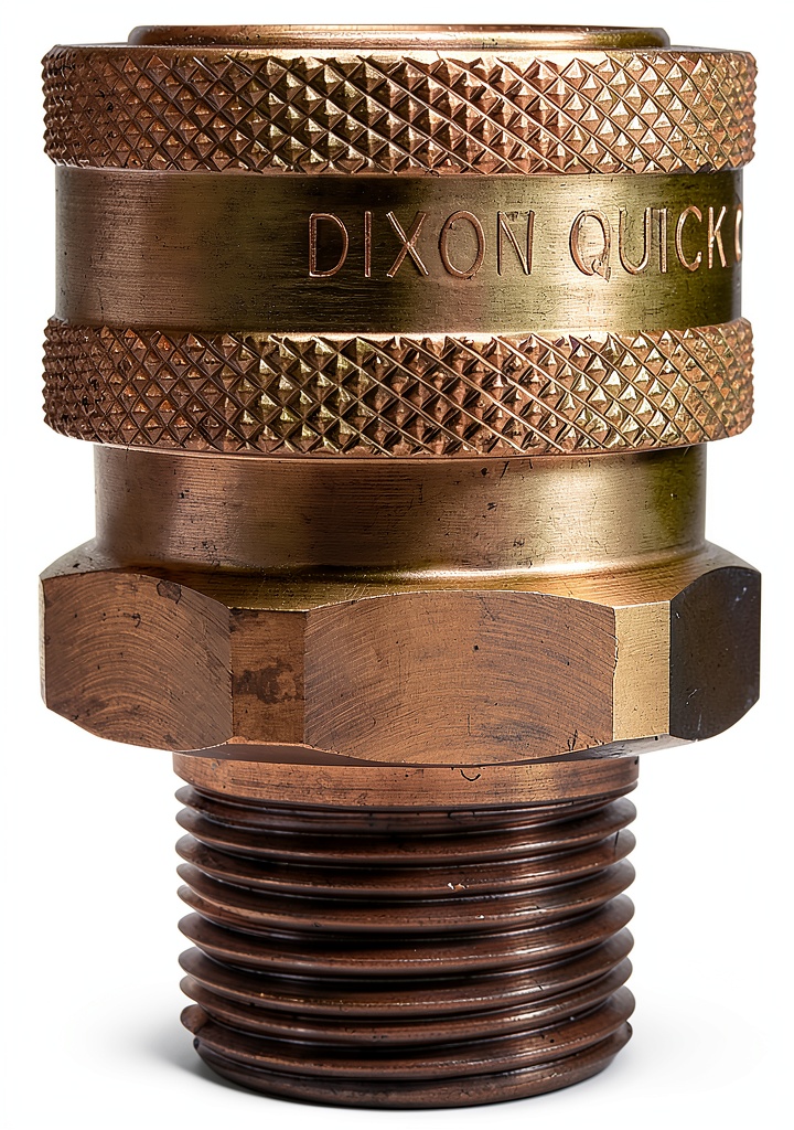 Dixon quick-connect barbed fitting in an industrial setting