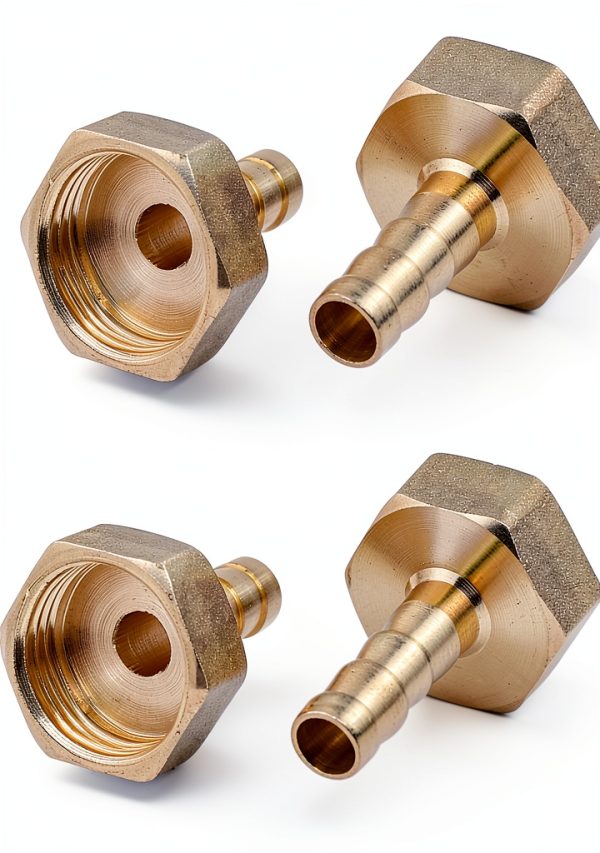 uxcell Brass Barbed Fittings Quick Connect Industrial-0