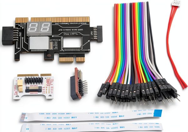 WALFRONT Motherboard Analyzer Diagnostic Card PCI E LPC-4