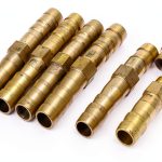 Brass Barb Fittings uxcell Pneumatic Hose Connectors 6mm-0