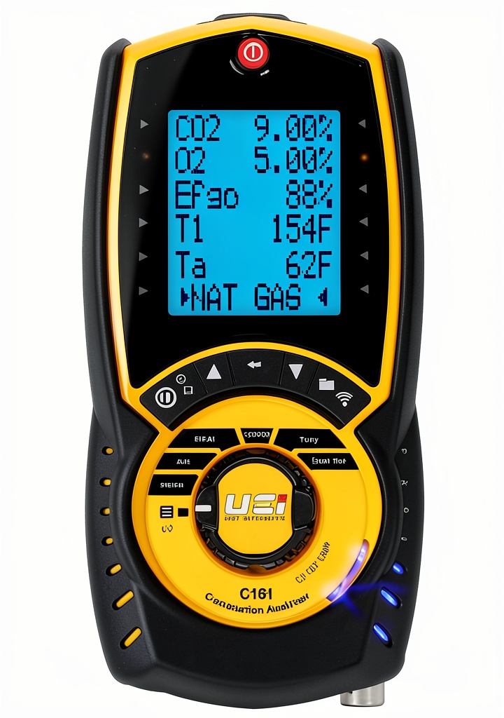 UEi C161C circuit tracer displaying UV beam on electrical components
