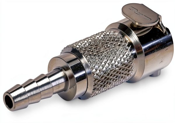 Colder Products Brass Shut Off Barbed Inline Coupler-0