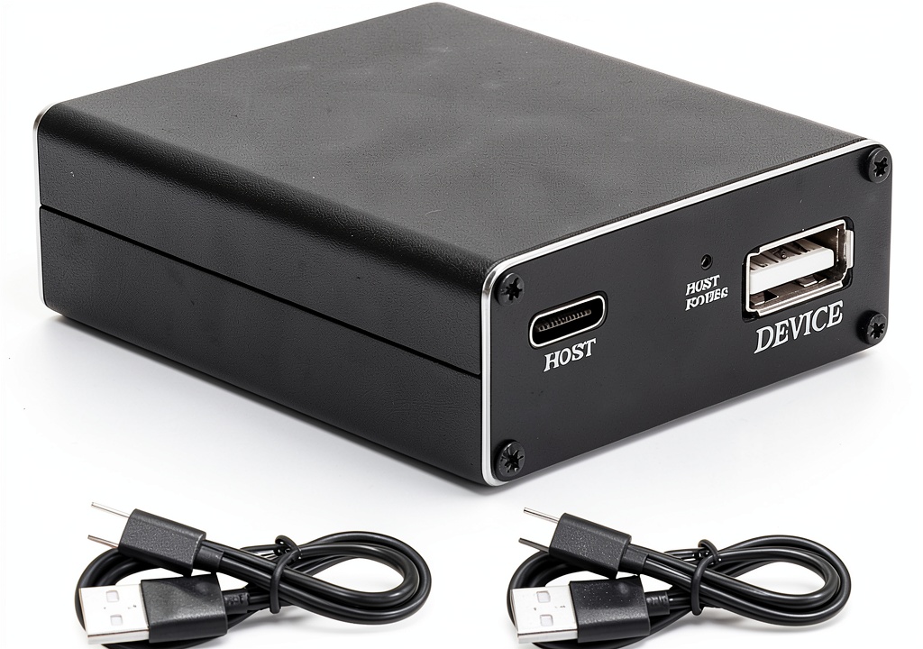 MARALANG USB Sniffer connected to a laptop during data analysis