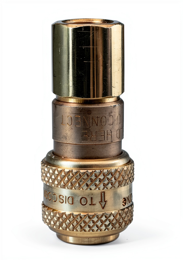 Installing Dixon Quick Connect Barbed Fitting Industrial Grade 3DF2-B on a metal workbench