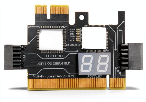 WALFRONT Motherboard Analyzer Diagnostic Card PCI E LPC-1