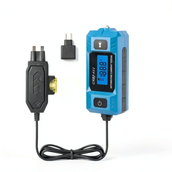 MEKUTV Automotive Current Tester Backlit LCD Display Grip-8