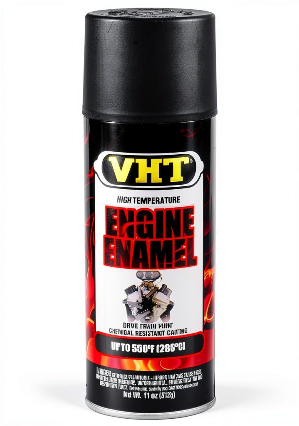 VHT Black Satin Engine Paint for Metal-0