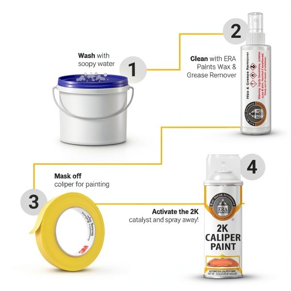 ERA Paints Orange 2K Spray Paint Gloss Resistant-5