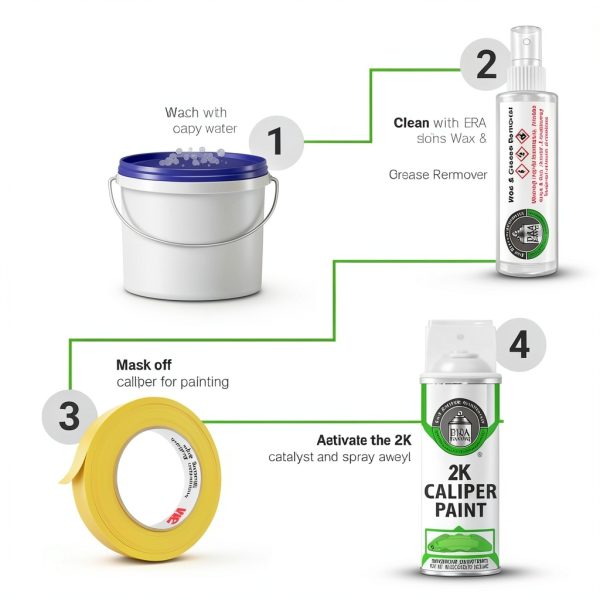Green 2K Spray Paint ERA Paints Automotive Gloss-5