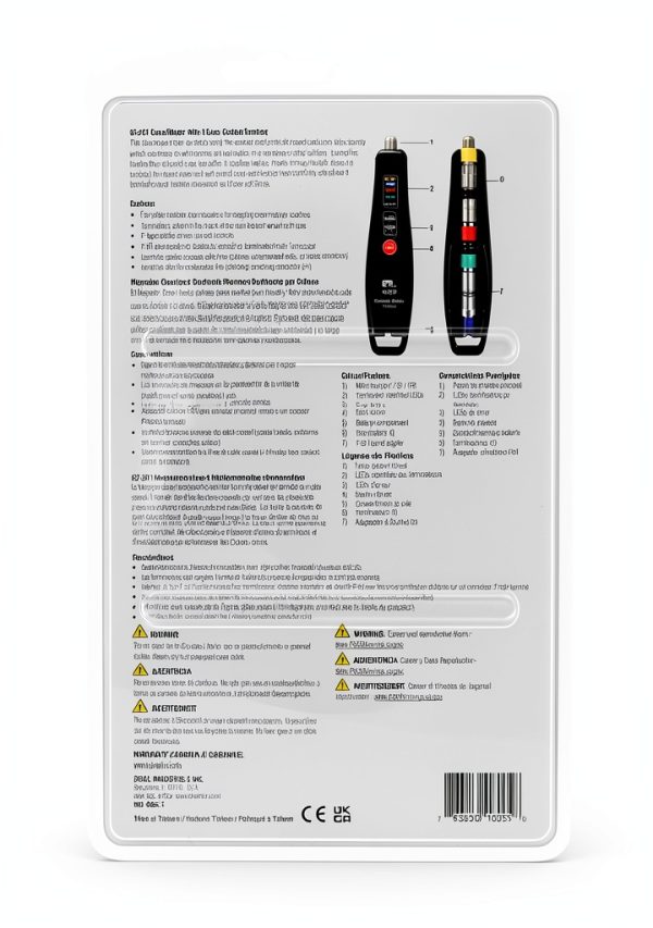 Ideal Coax Cable Tester Metal Battery Powered-10