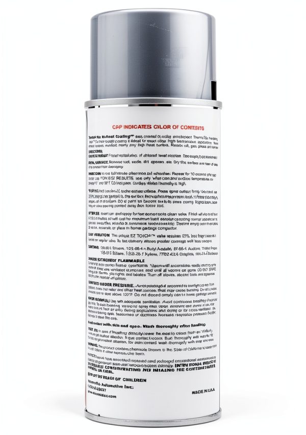 NGK Silver Metallic Exhaust Wrap Paint-1