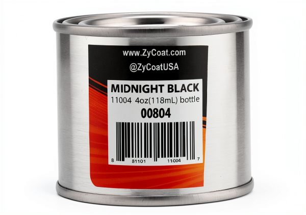 ZyBar High Temperature Paint Midnight Black 4 Ounce Engine Coating-3