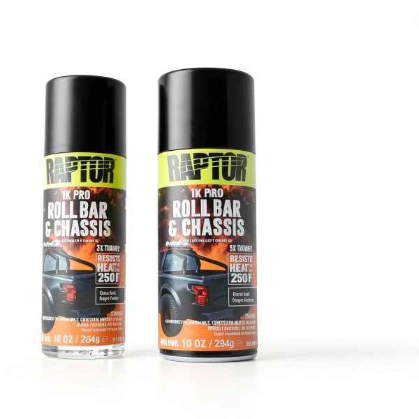 RAPTOR 1K Roll Bar and Chassis Paint Satin Black 10 Ounce Tough Enamel-2