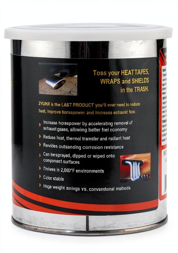 ZyCoat ZyBar High Temperature Paint Midnight Black 32oz 2‑Pack-3