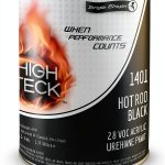 High Teck 1400 Series Single Stage Paint Hot Rod Black 1 Gallon-0