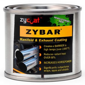 ZyBar High Temperature Paint Midnight Black 4 Ounce Engine Coating-0