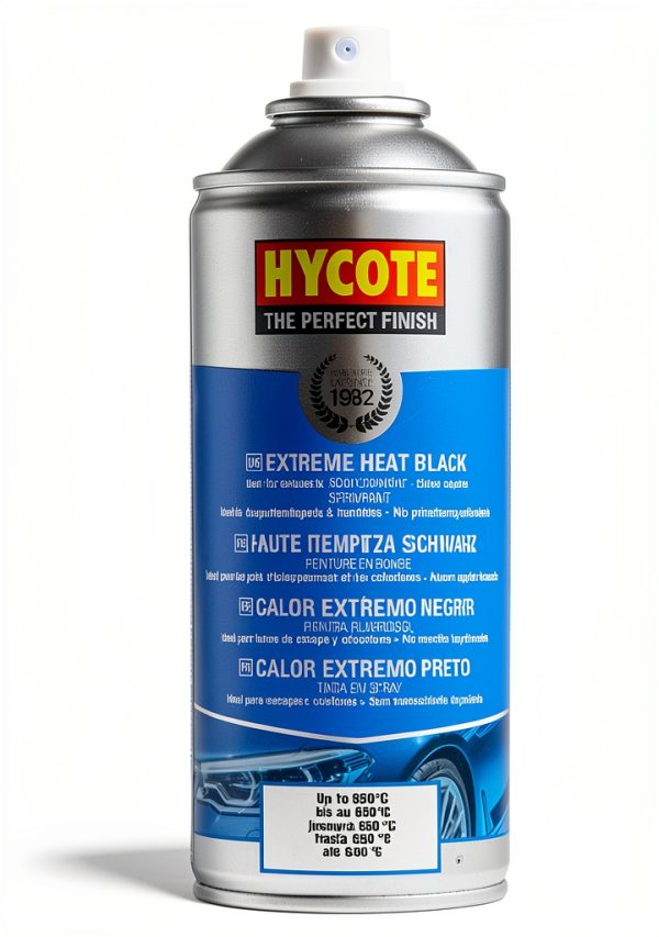 Hycote Fast Drying Extreme Heat Spray Paint Black 13.5 Ounce Matte-1