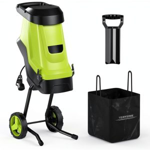 Wood Chipper Yeryork 15-Amp Electric Mulcher with 1.8" Hopper-0