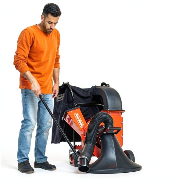 Leaf Vacuum & Wood Chipper SuperHandy 7HP 209CC with 6 Bushel Bag-2