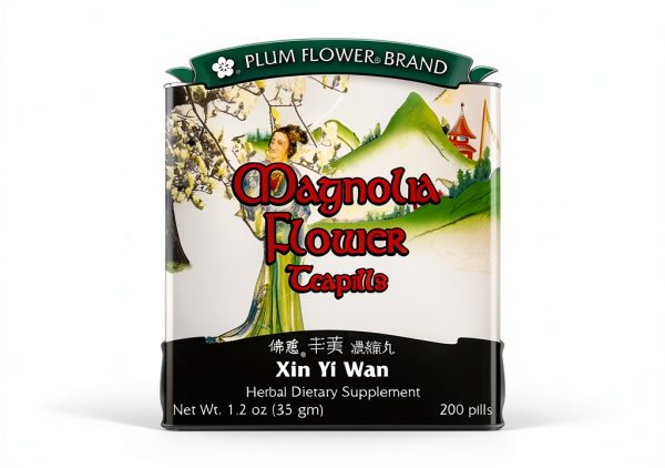 Magnolia Flower Teapills 3 Pack - MayWay 3315 Xin Yi Wan - 200 Pills-1