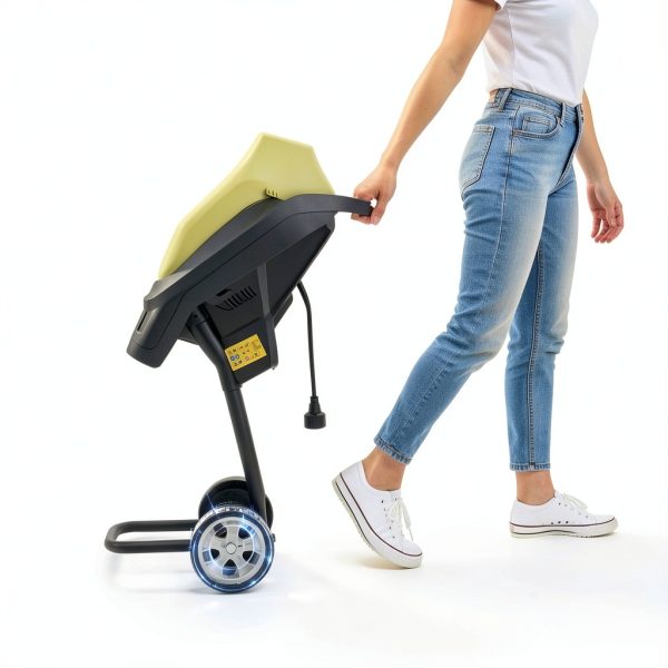 Electric Wood Chipper SEYVUM 15-Amp Corded Shredder with 45L Bag-7