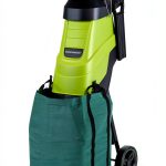 Electric Wood Chipper by GreenSweep GS-CP1 15A Compact Quiet Mulcher-0