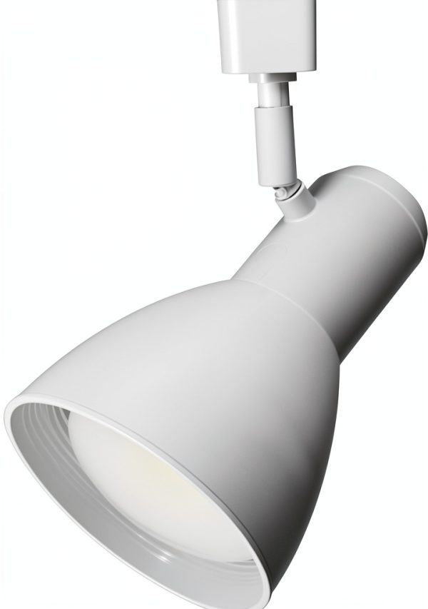 Lithonia Lighting Track Lighting Head BR30 Matte White Metal Baffle-0