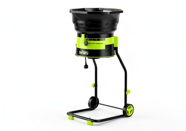 Electric Leaf Mulcher SOYUS 15Amp Shredder 18:1 Reduction 5‑Level Dial-6