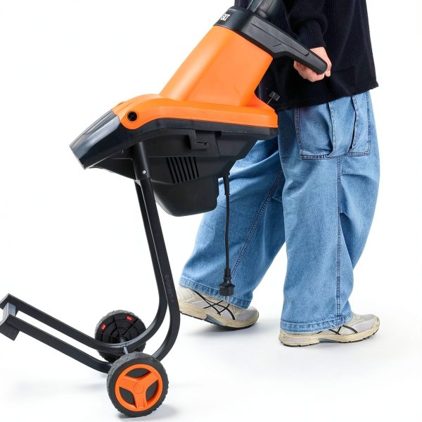 Wood Chipper AIVOLT Electric 15Amp Shredder 1.8 Inch Capacity with 50L-1