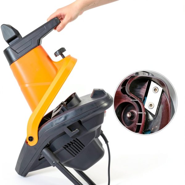 Wood Chipper AIVOLT Electric 15Amp Shredder 1.8 Inch Capacity with 50L-4