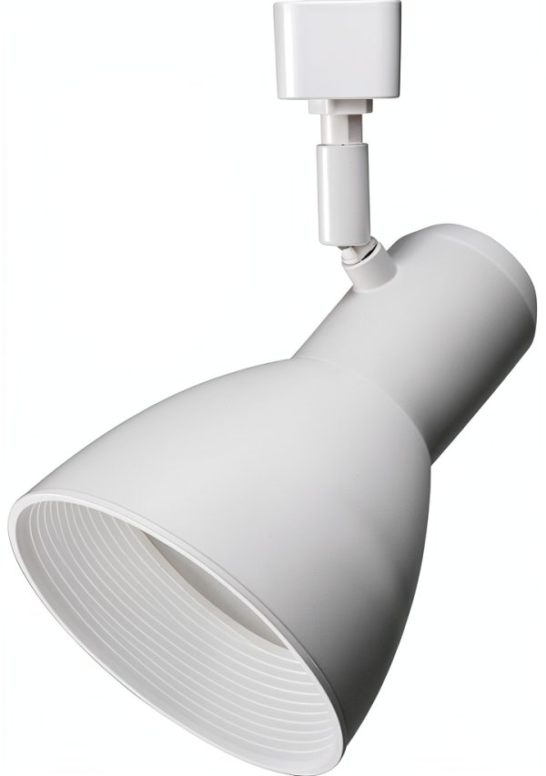 Lithonia Lighting Track Lighting Head BR30 Matte White Metal Baffle-1