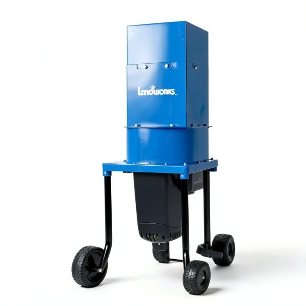 Electric Leaf Mulcher Landworks 15A 1800W Steel Shredder 11" Blades-5