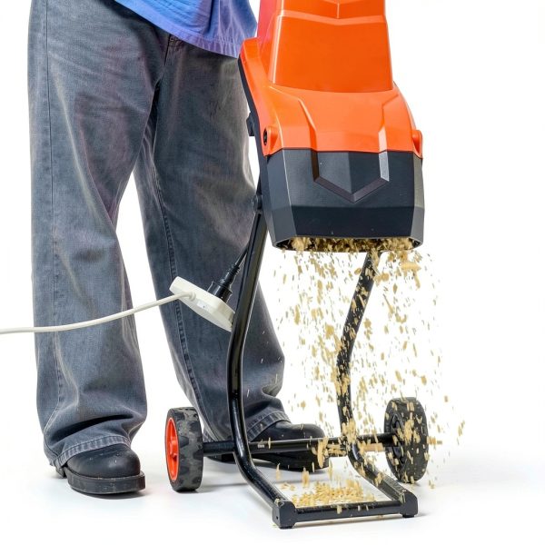 Wood Chipper AIVOLT Electric 15Amp Shredder 1.8 Inch Capacity with 50L-2