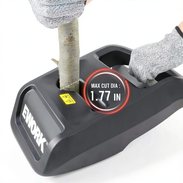 Electric Wood Chipper EWORK 15 Amp EK-DT8401 1.77" Cut-1