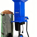 Electric Leaf Mulcher Landworks 15A 1800W Steel Shredder 11" Blades-0