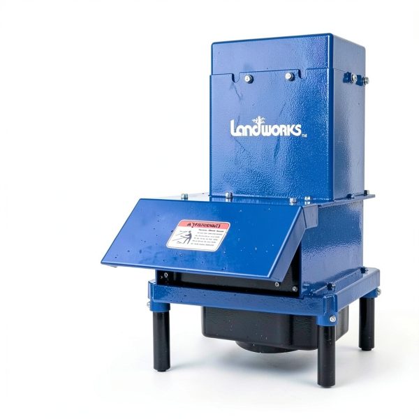 Leaf Mulcher Shredder Electric by Landworks 11 inch Green Heavy Duty-1