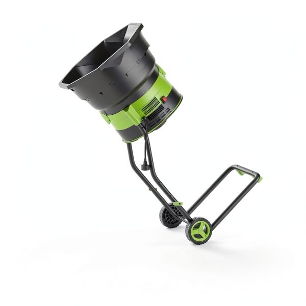 Electric Leaf Mulcher SOYUS 15Amp Shredder 18:1 Reduction 5‑Level Dial-5