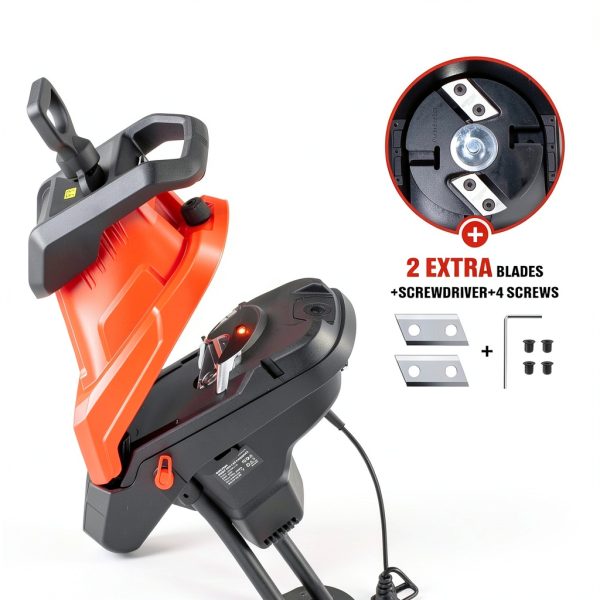 Electric Wood Chipper EWORK 15 Amp EK-DT8401 1.77" Cut-3