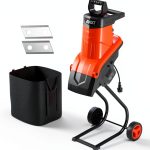 Wood Chipper AIVOLT Electric 15Amp Shredder 1.8 Inch Capacity with 50L-0